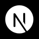 Next.js-Logo – React-Framework mit SEO- und SSR-Funktionen